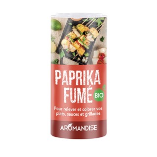 Aromandise Paprika fumé en tube bio 60g - 8356